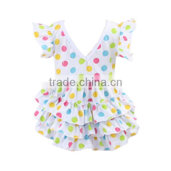 Newborn girls boutique clothing for babies /baby romper cotton/candy color romper
