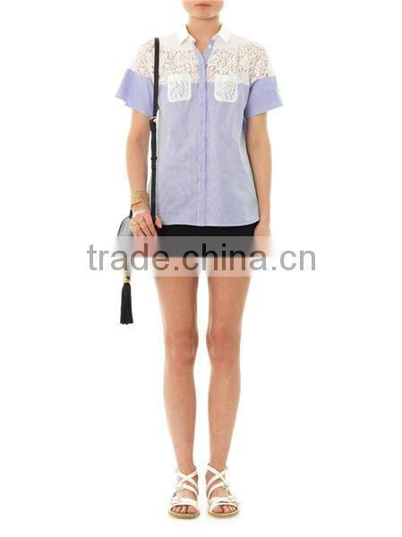 Wholesale Black Scalloped Hem Crepe For Ladies Shorts