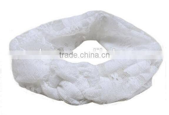 kids girl elastic lace cross headband, elastic lace headband for kids