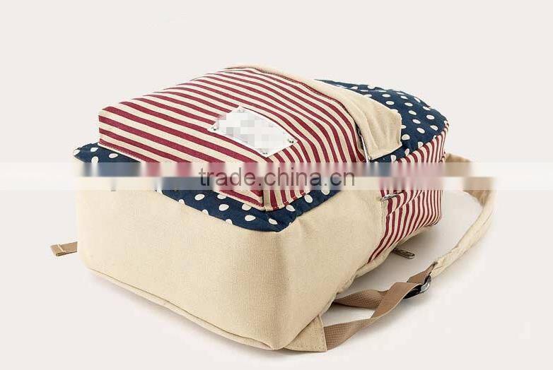 Fashion Canvas backpack, school bag, girl's bag, shoulder bag