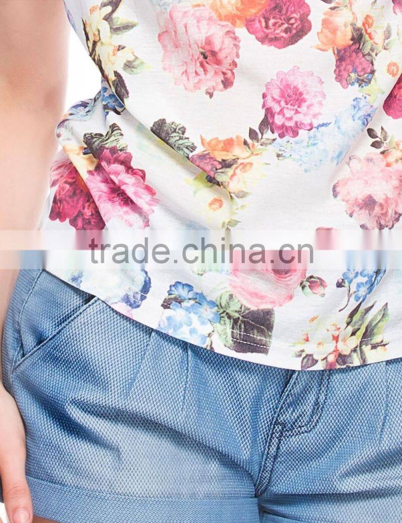 Women's printed cool cotton cowls T Shirt factory