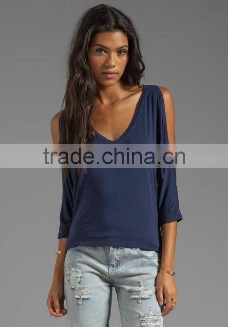 open shoulder t-shirts