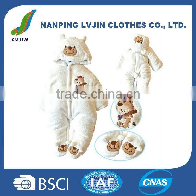 Newborn Baby Infant &Toddler Cotton Long Sleeve Winter romper