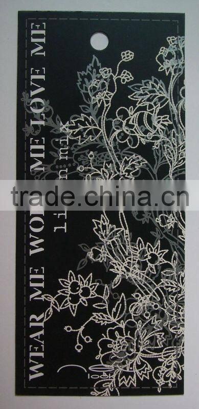 Customized swing tag