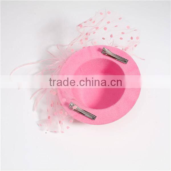 Fun Fashion Hat Shape Hair Clip Party Hat Hair Pins Wedding