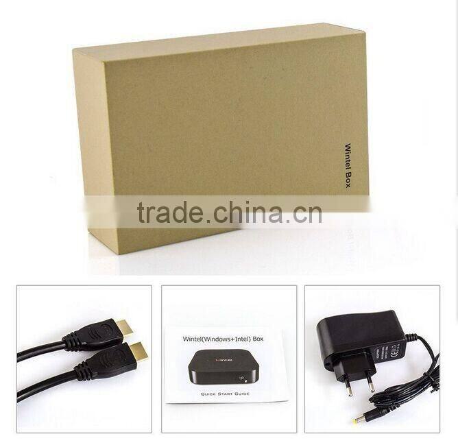 Windows8 8.1Android OS W8 Intel 1.33GHz CPU 32gb Storage Smart Quad Core Wintel W8 Mini PC