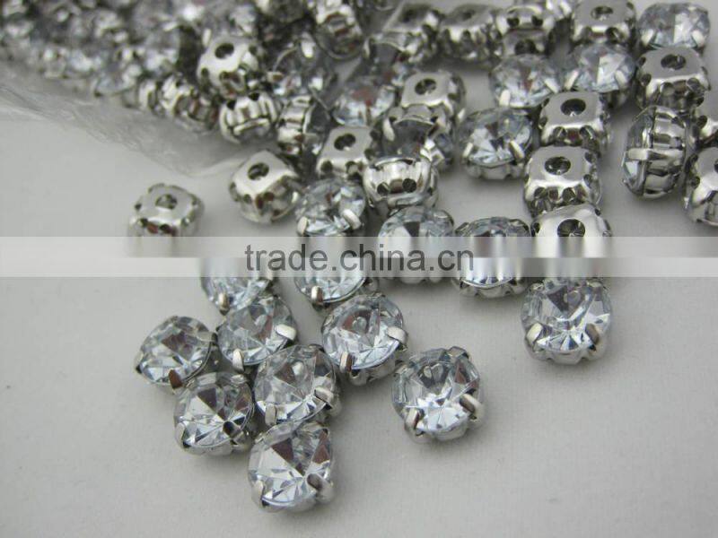 shinning acrylic sew on stones