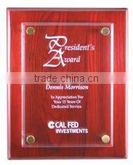 Wholesale Custom High Glossy Finish blank Round Wooden shield plaque For Gifts JKC-020