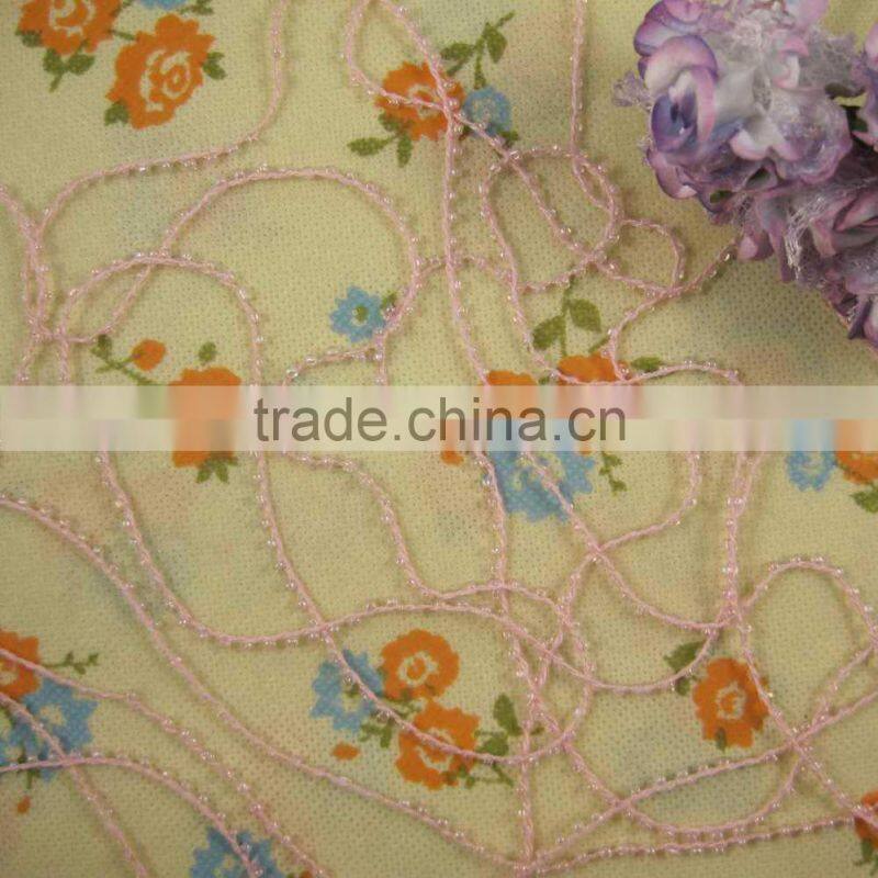 2014 fashion 2mm round pearl beads chain garland wedding centerpiece flower table Decoration Crafting DIY accessory
