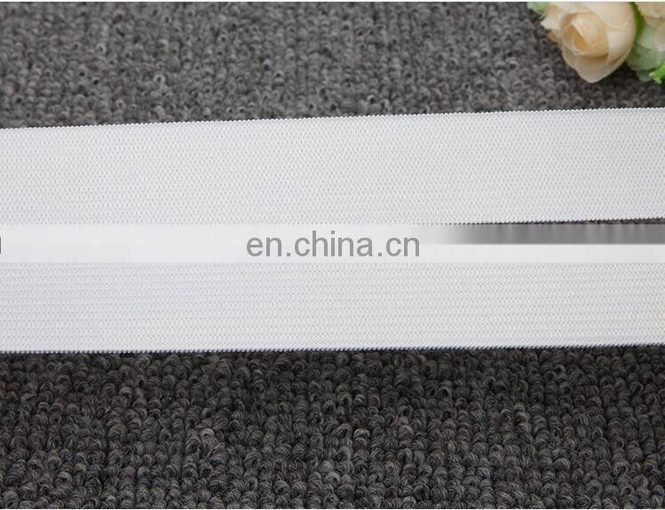 factory supply white and black color knit elastic band
