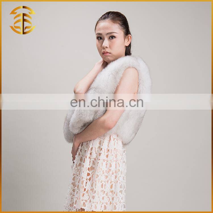 Hot Selling Cheap Price Women Cheap Winter Lady Luxury Fur Vest