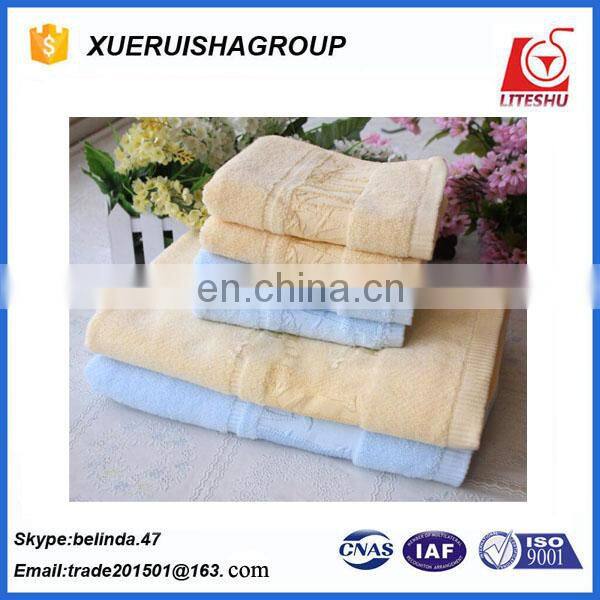 bamboo fiber fabric advertising use face towel oem logo
