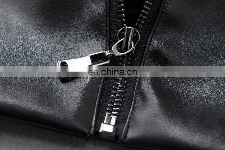 Amigo 2017 new design Black strap sexy leather crop top for big boobs women