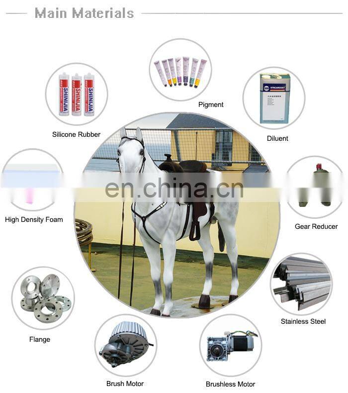 Animatronic dino steel garden sculpture animal