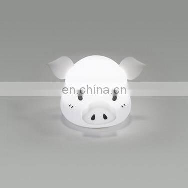 Silicone LED nightlight cute cartoon animal pig