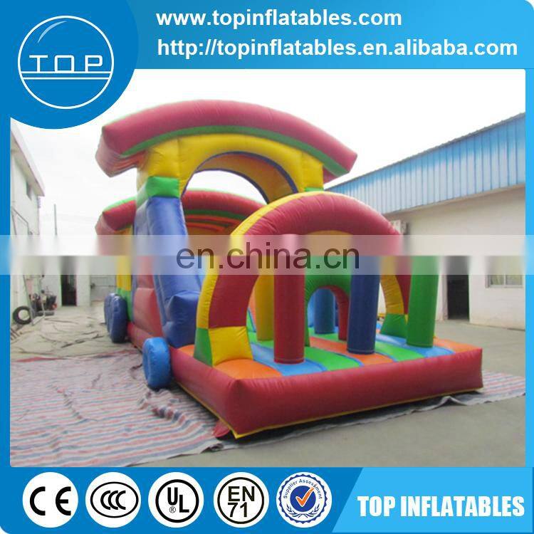 Adult inflatable obstacle course,locomotive obstruction channel