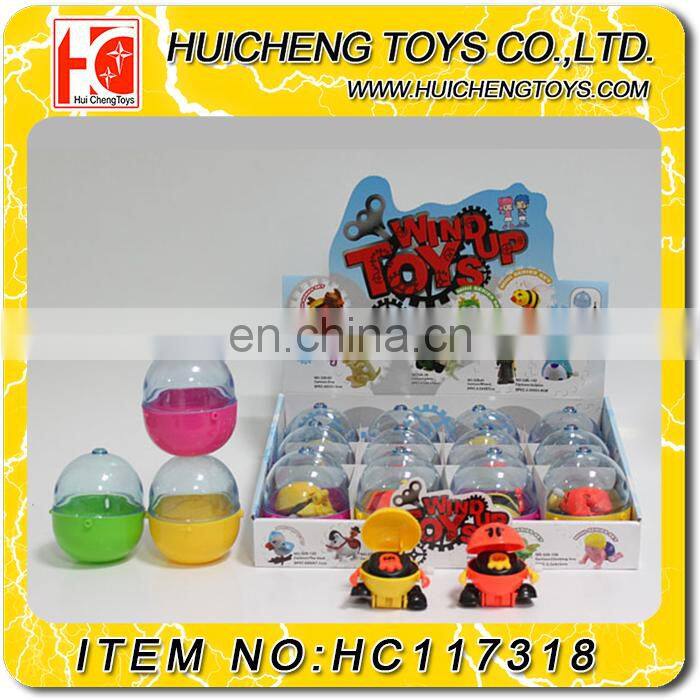 Cute rocking animal cheap small wind up toys Eco-friendly ABS plastic promotion capsule toys for kids EN71 6P CE