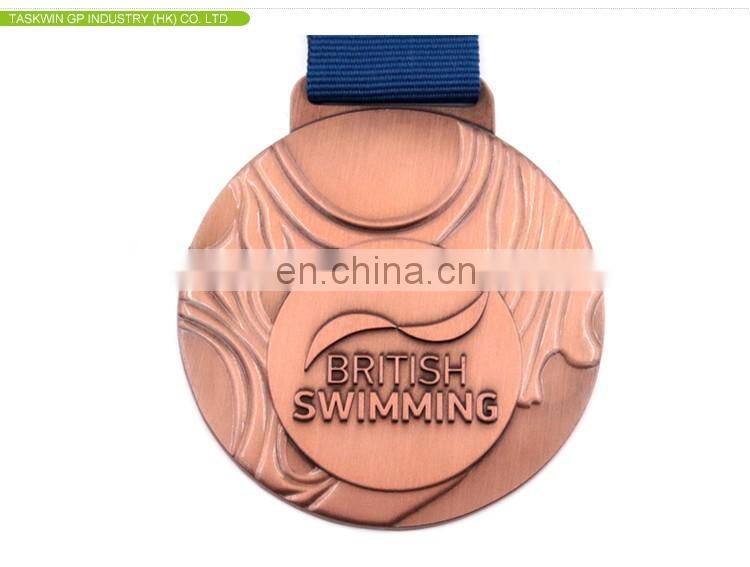 Custom Metal Different Types Sports Award Metal Medal/Swimming metal medal