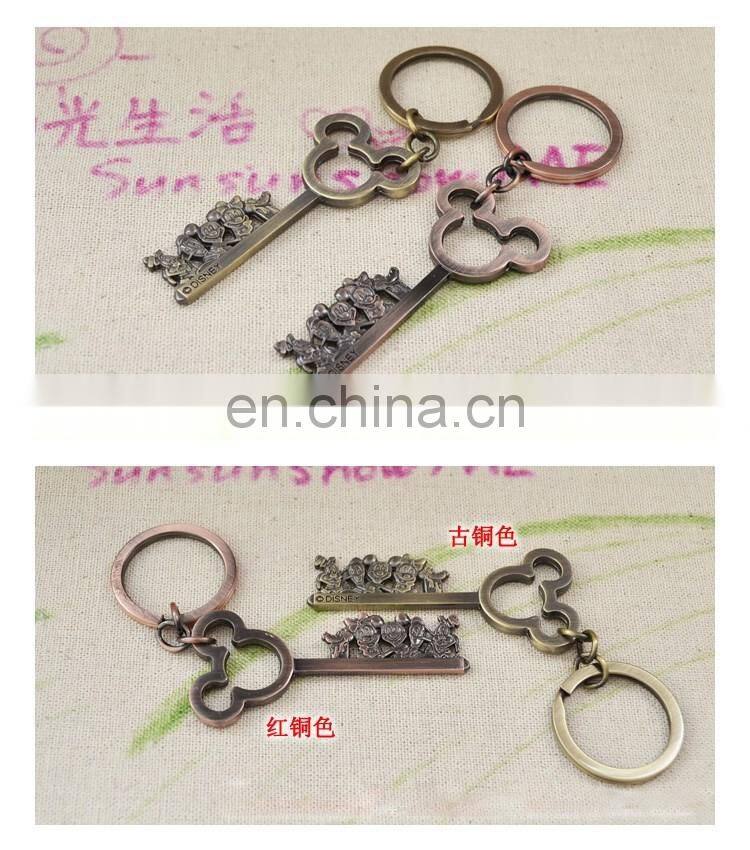 wholesale promotional gifts custom Metal Key ring and Metal Keychain with antique bronze