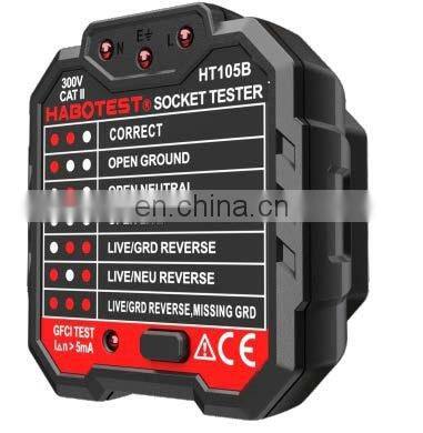 HT-105 Cheap GFCI RCD 110V 220V Socket Outlet Tester Voltage tester tester socket cpu