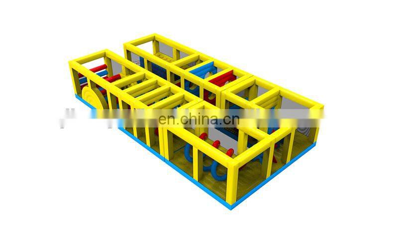 2020 boom camp fitness indoor inflatable obstacle course for kids