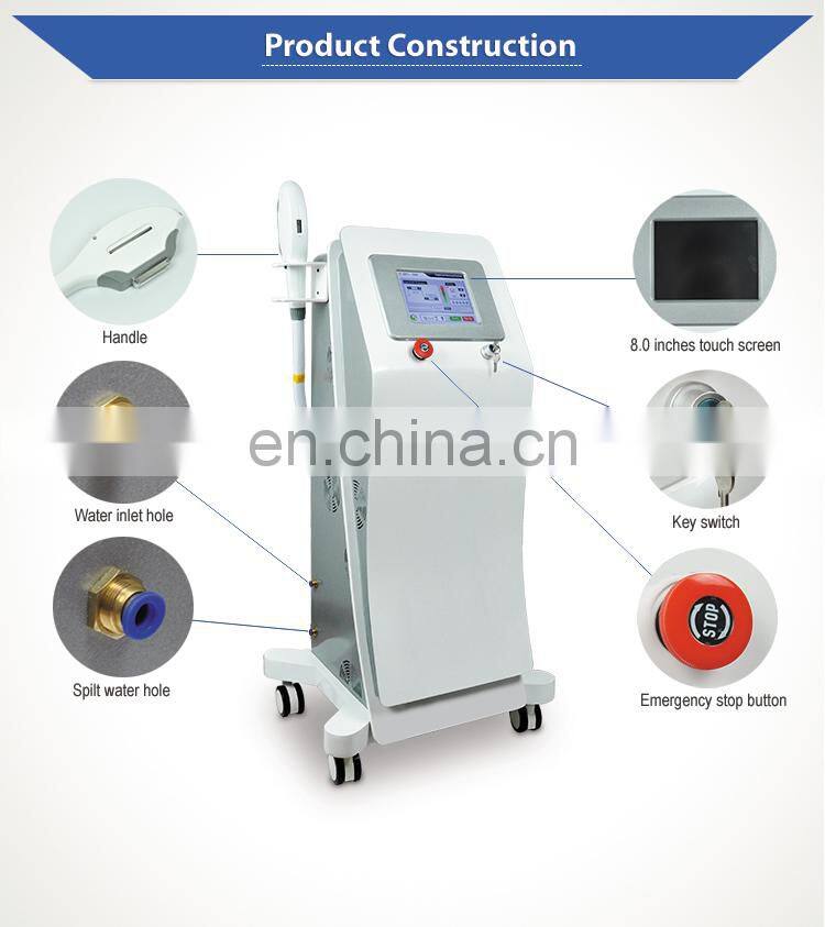 Professional IPL OPT laser hair removal permanent hair removal machine for sale