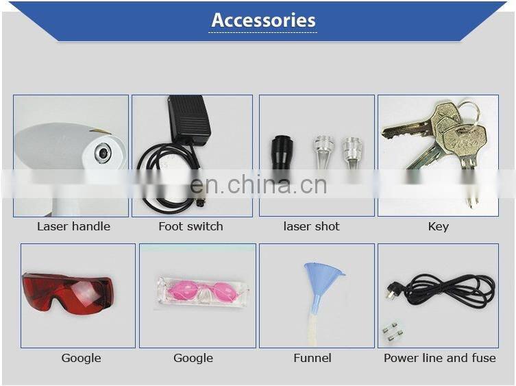 Portable 1064nm 532nm Nd Yag Laser Machine For Tattoo Removal /Eyebrow Removal