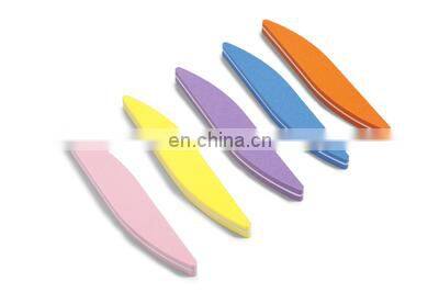 Professional Round abrasive Sponge Custom Printed 80 100 120 150 180 240 grit finger nail file