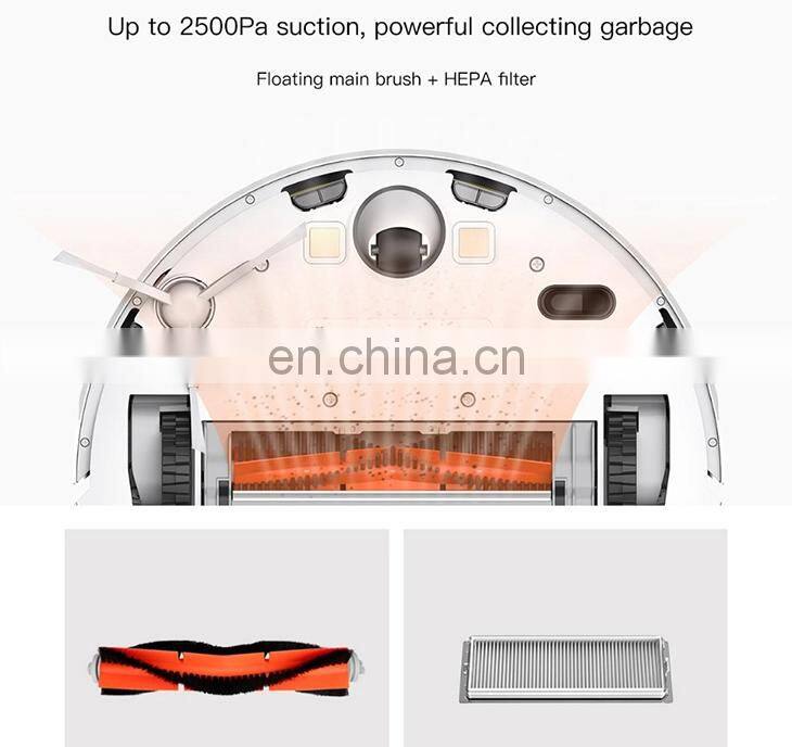 Original Xiaomi Mijia Smart Home 1C Robot Vacuum Cleaner 2500Pa Strong Suction Robot Vacuums