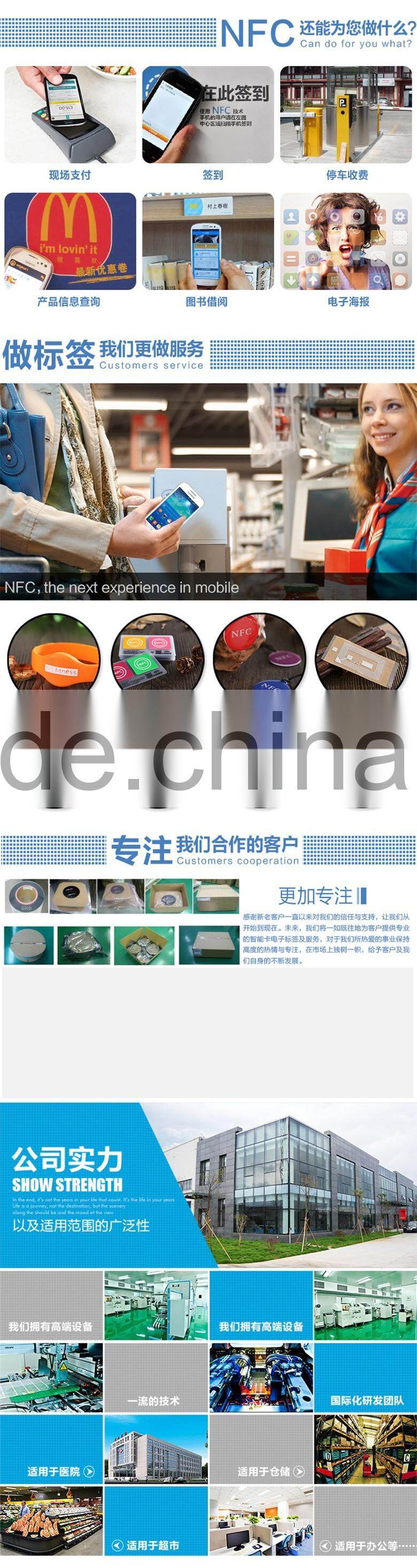 LC-N06 RFID NTAG203 13.56Mhz NFC card Tag Label