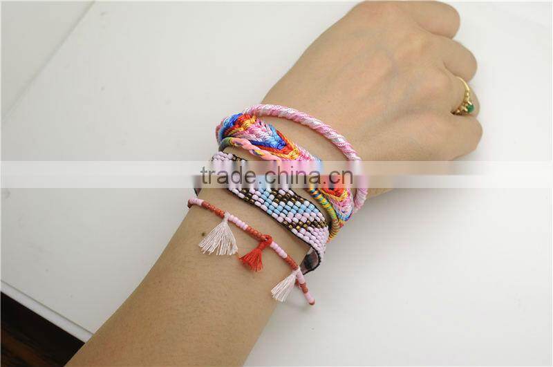 Trendy Handmade Mini Beaded Tassels Bohemian Bracelet