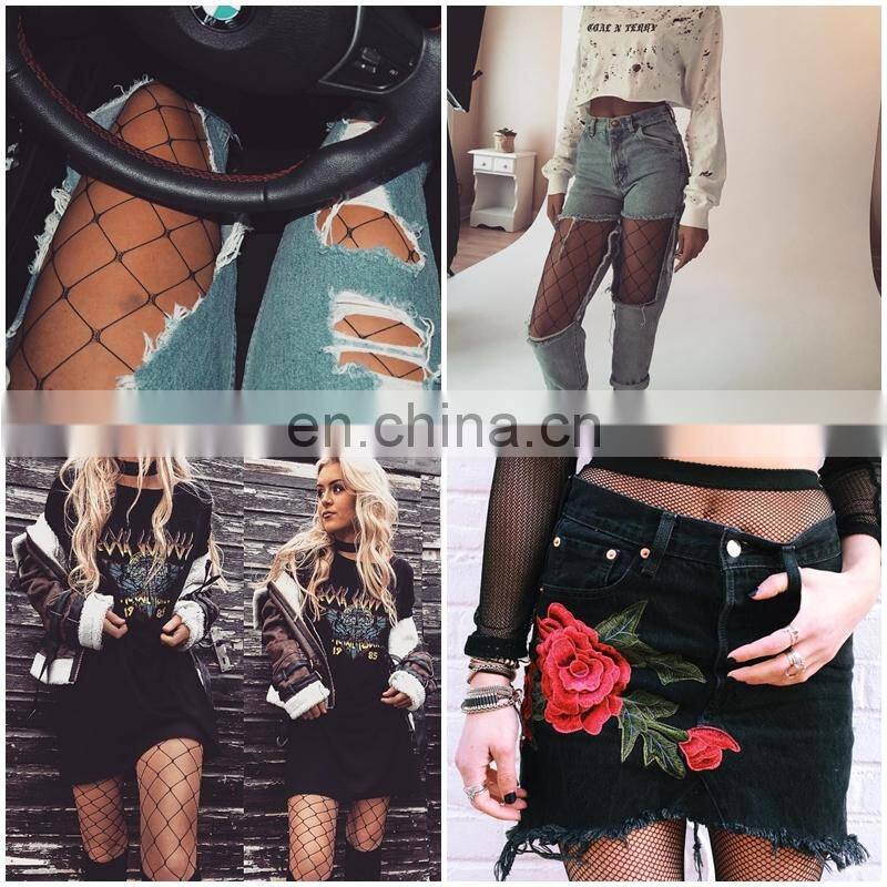 out sexy pantyhose female Mesh black women tights stocking slim fishnet stockings club party hosiery 2017