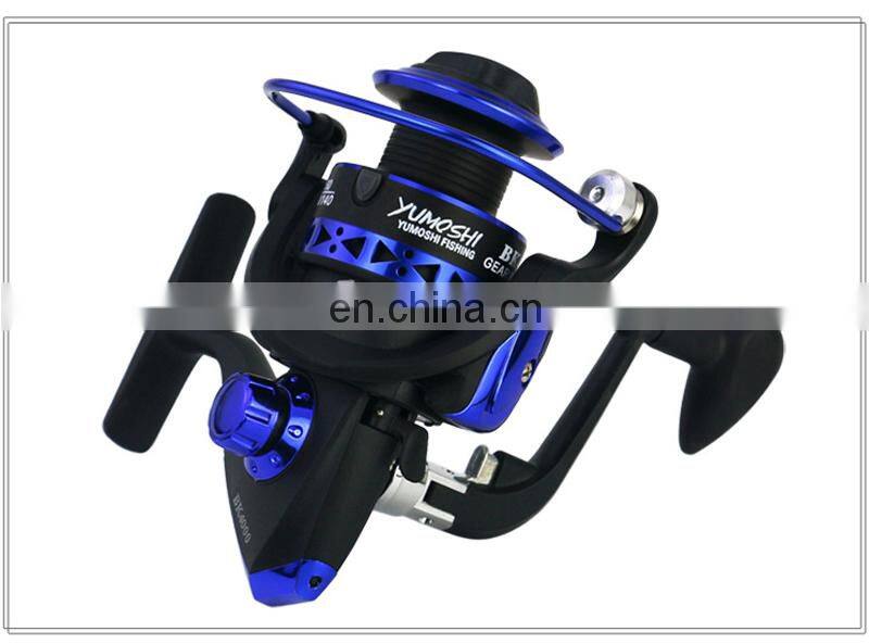 High Quality Metal Spool 13BB Plastic Body Saltwater Spinning Fishing Reel For Reel And Rod Combo
