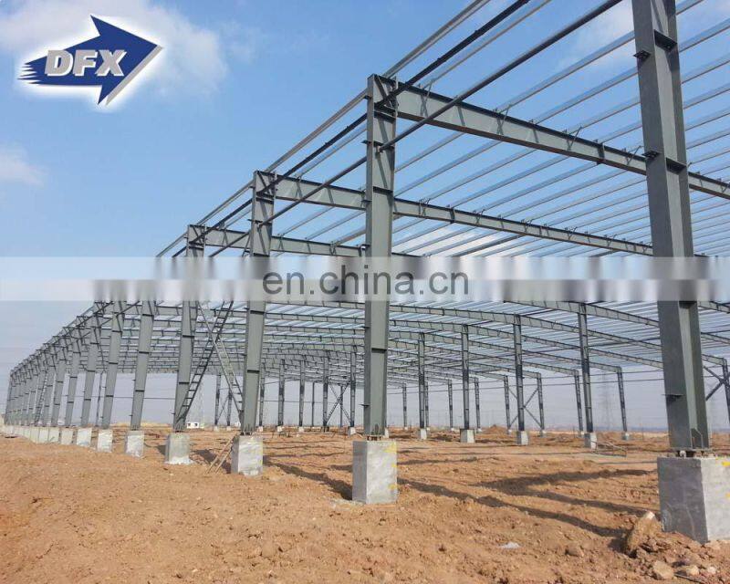 China DFX Cheap Steel Frame Metal Structure Construction Prefabricated Buildings