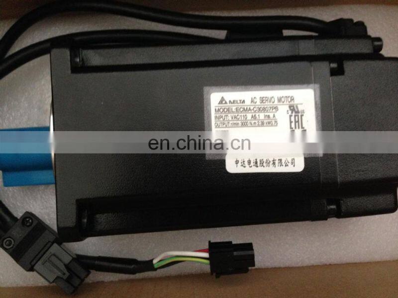 Delta AC Servo Motor ECMA-C30807PS 750W 0.75kw UL CE Genuine High Quality