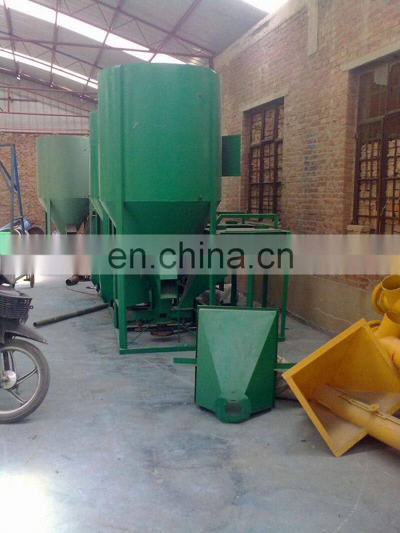 animal feed crushing and mixing machine