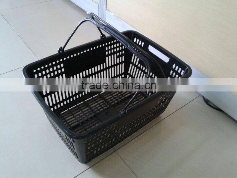 Supermarket plastic vegetable storage basket