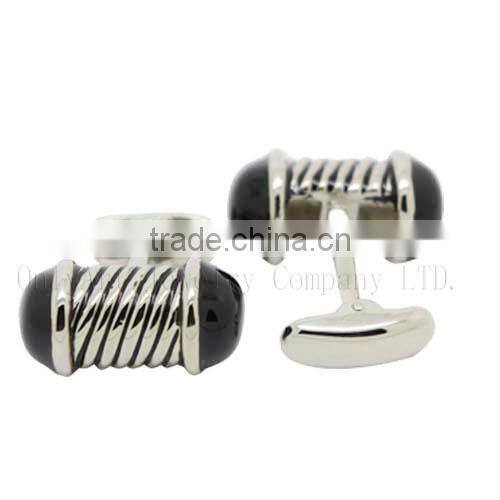 cheap wholesale simple floral cufflinks hot sell brass accessory paypal acceptable