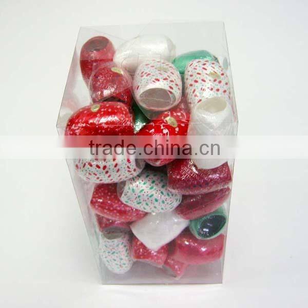 HOT SALE 3PK Mix Color 10 meters Metallic Poly Curly Ribbon Gift Bow