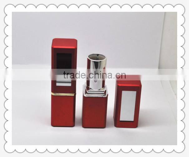 colorful fancy red metal lipstick container from China
