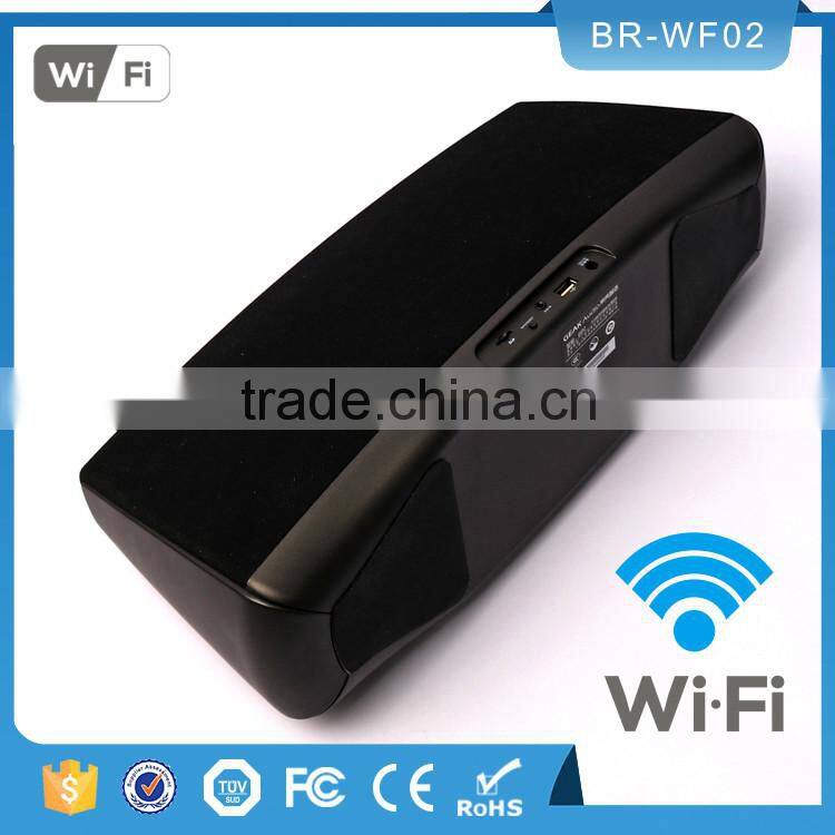 Latest technology 2016 newest products super bass stereo home audio system portable mni airplay wifi speaker