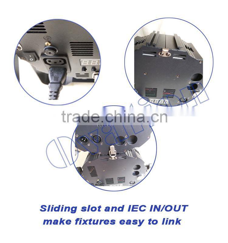 Indoor Led Par Can 54*3W Rgbw 4in1 Led flat Par light with slim body compact design for parties and clubs