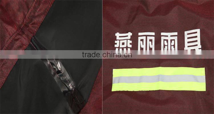 motorcycle waterproof clear plastic long pvc raincoat