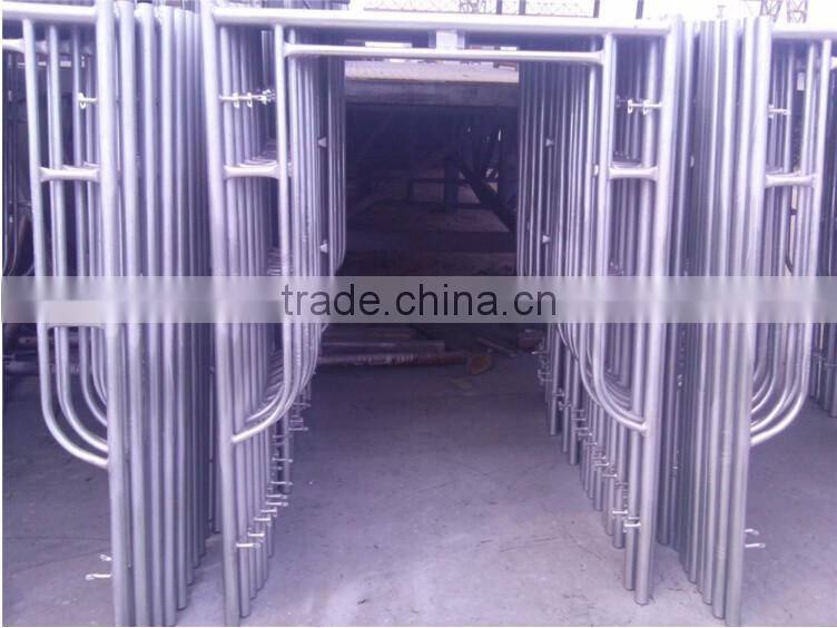 galvanized and color painted ladders and scaffoldings for formwork