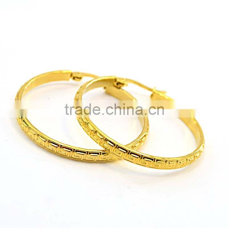 Wholesale Fashion Jewelry Women Wear Jewelry Gold Huggie Earrings