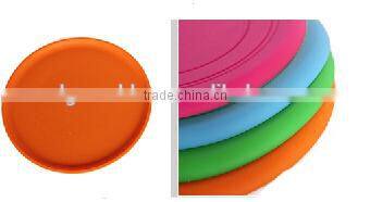 China supplier professional soft durable silicone frisbee for dogs