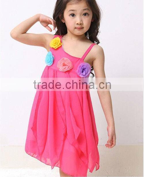 Hot On Sale Fashion Baby Girl Dress, Sleeveless Pretty Girl Dress