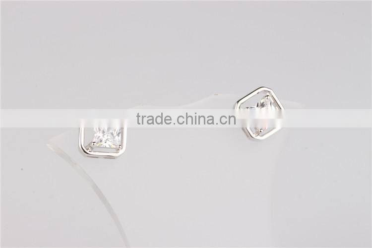 Factory direct supply zircon style funky stud earring