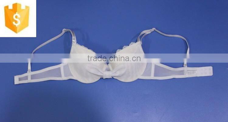 lastest arrival mesh decorated sex push-up bra ,adjustable comfortable bra