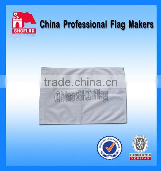 Custom double sides with white blank car flag